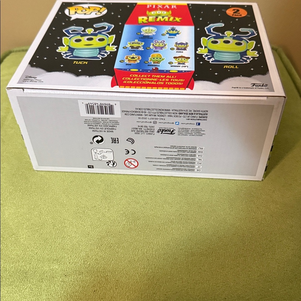 Funko Pop! Disney: Pixar - 2 Pack Alien As Tuck & Roll - Picture 9 of 9